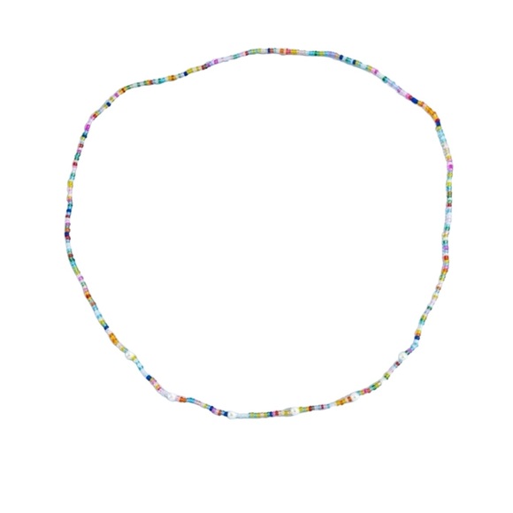 Bohemian Beaded Multicolored Necklace - Picture 3 of 5